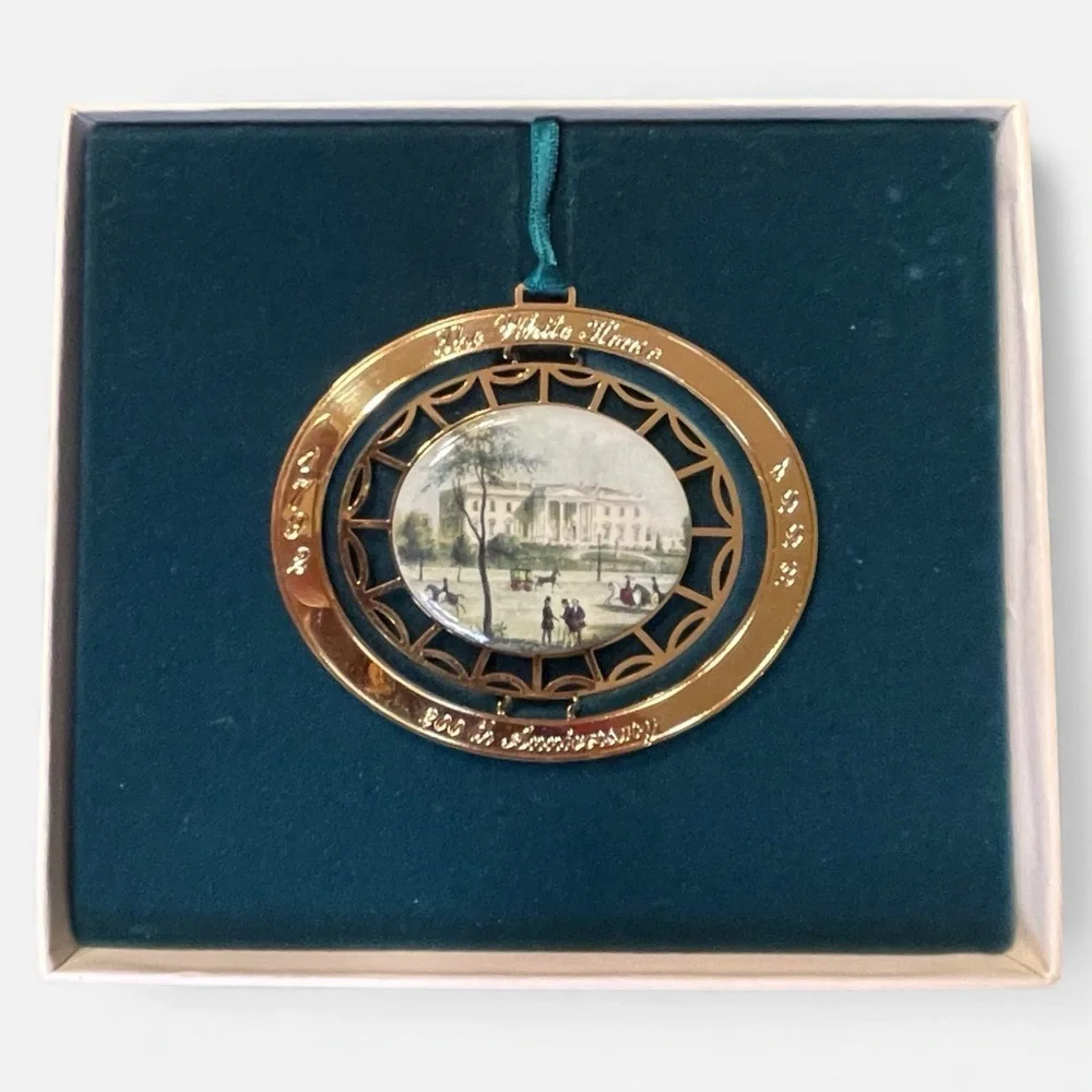 Vtg 1992 White House Christmas Ornament 200th Anniversary Edition Series